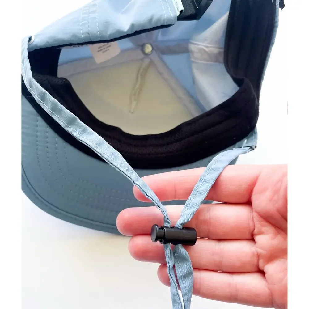 Baby Boy's Bitty Brah UPF 50 Sun Protection Trucker Hat Light Blue Sunset 1-24mo